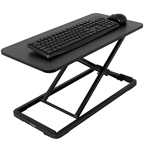 VIVO Single Top 24 inch Scissors Lift Keyboard and Mouse Riser