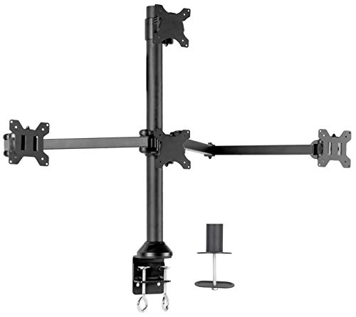 VIVO Steel Quad LCD Computer Monitor Mount