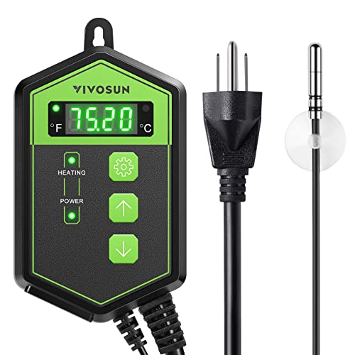VIVOSUN Digital Heat Mat Thermostat Temperature Controller