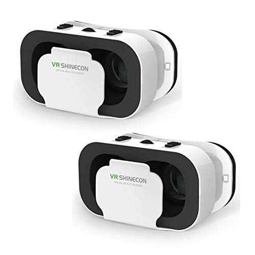 VR Headset 2Pack - Virtual Reality Headsets Google Cardboard Upgrade