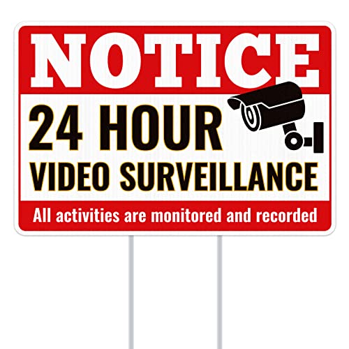 WaaHome Video Surveillance Yard Sign