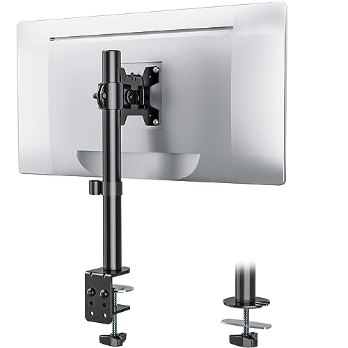 WALI Single Monitor Mount - Fully Adjustable Desk Stand
