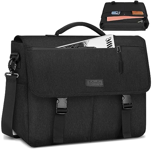 Waterproof Laptop Messenger Bag for Work Business Travel