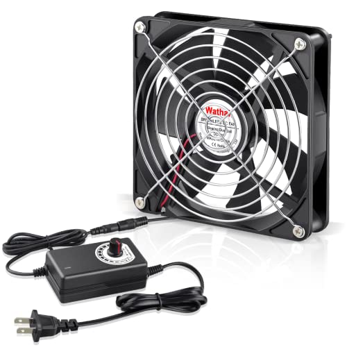 Wathai 140mm Fan with AC Plug and Speed Controller