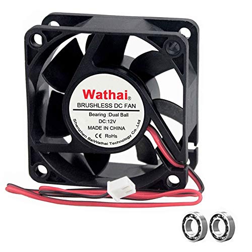 Wathai 60mm x 60mm x 25mm Cooling Fan