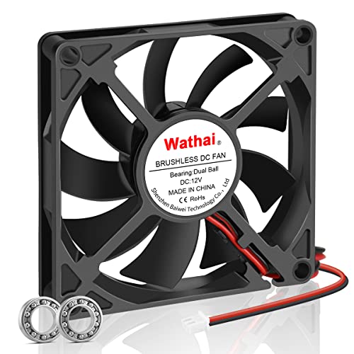 Wathai 80mm x 15mm 12V Coolng Fan