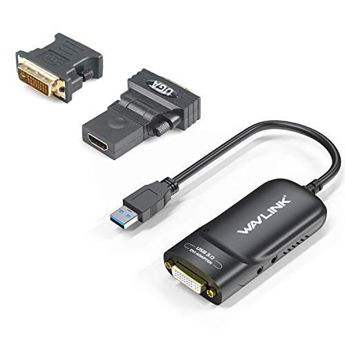 WAVLINK USB 3.0 to HDMI/DVI/VGA Video Graphics Adapter