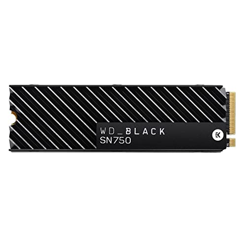 WD Black SN750 500GB NVMe M.2 Internal Gaming SSD with Heatsink