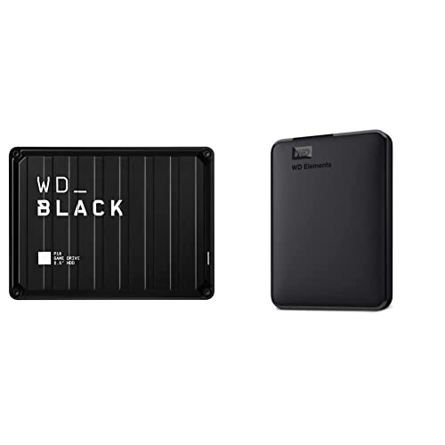 WD_Black 5TB P10 & 2TB WD Elements Portable External Hard Drives