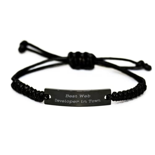 Web Developer Engraved Bracelet - A Thoughtful Gift for Tech Enthusiasts
