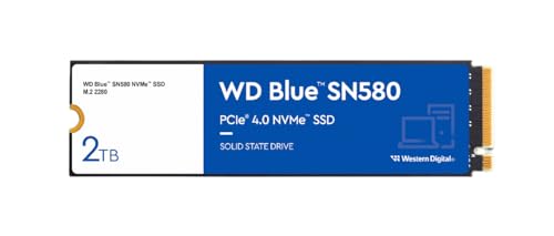 Western Digital 2TB WD Blue SN580 NVMe Internal Solid State Drive SSD