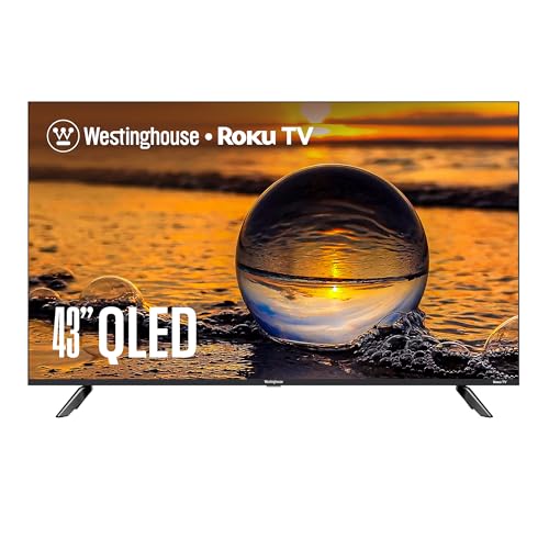 Westinghouse Edgeless QLED Roku TV - 43 Inch Smart TV