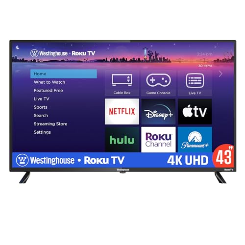 Westinghouse Roku TV - 43 Inch Smart TV