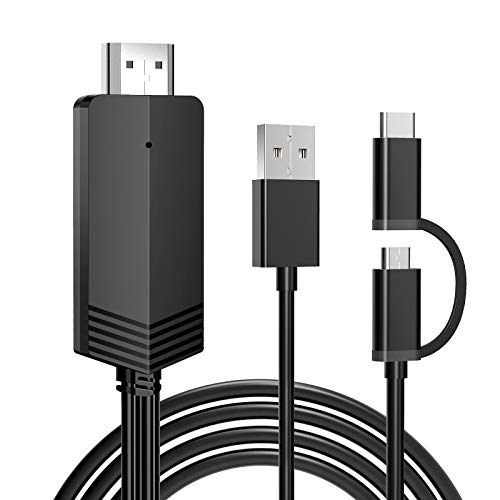 Weton 2-in-1 USB C Micro USB HDMI Cable