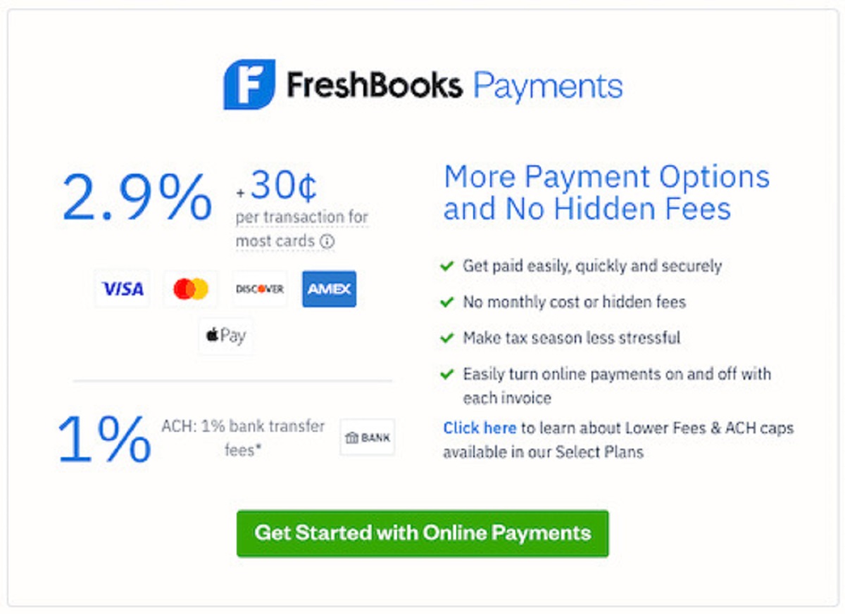 What Is The WePay Fee For Freshbooks