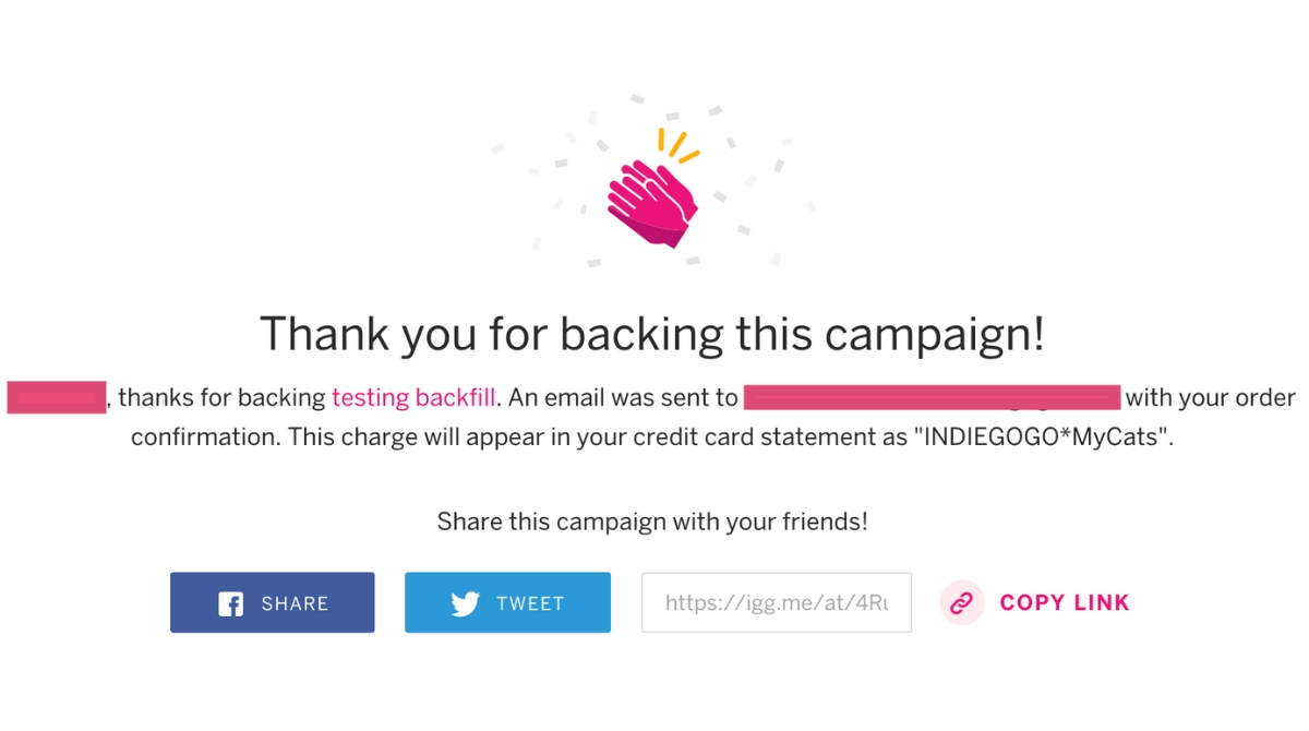 When Is My Credit Card Charged On Indiegogo?