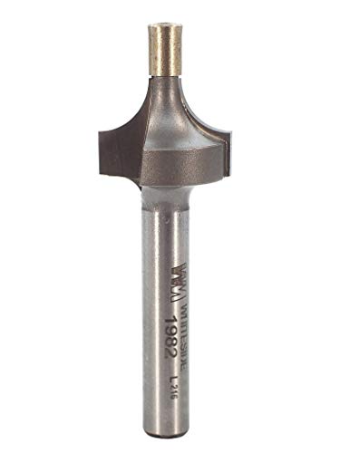 Whiteside Round Over Router Bit with Small Pilot