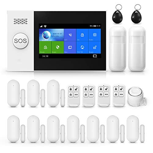 Whole House Security Alarm System with Touch Screen