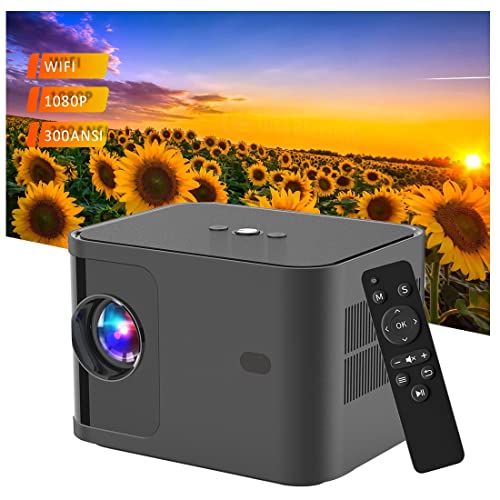 WiFi Projector Laptop Outdoor Projector PC Native 1080P
