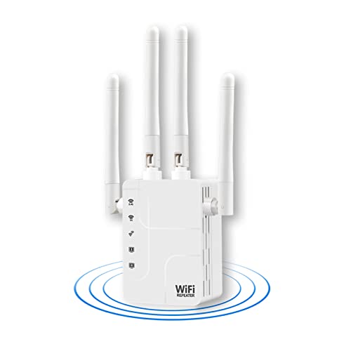 Buy 2022 All-New WiFi Extender Internet Signal Booster up to 6000 sq.ft, Wireless  WiFi Repeater Internet Booster, Signal Amplifier with Ethernet Port, 1-Key  Setup, Long Range Extender for Home, 35 Devices Online
