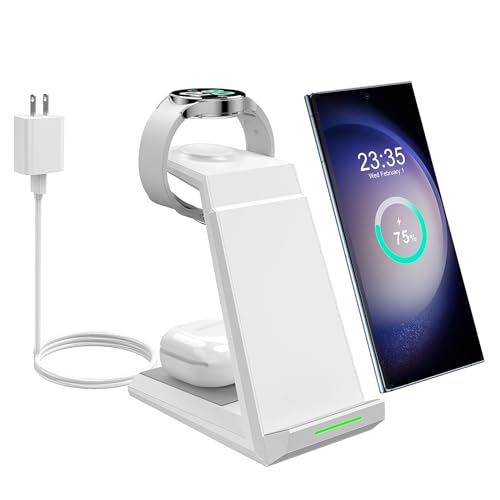 Wireless Charging Station for Samsung - NANAMI 3 in 1 Wireless Charger