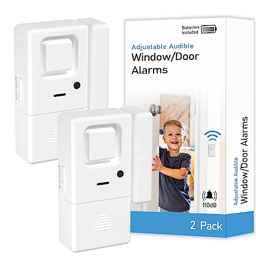 Wireless Door Window Alarm - 2 Pack