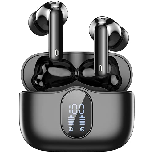Wireless Earbuds with LED Power Display and Active Noise Cancelling