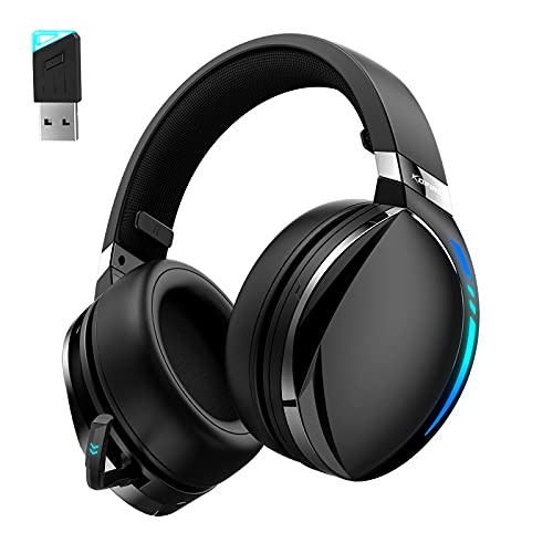 Wireless Gaming Headset with 48H Playtime and 3D Surround Sound
