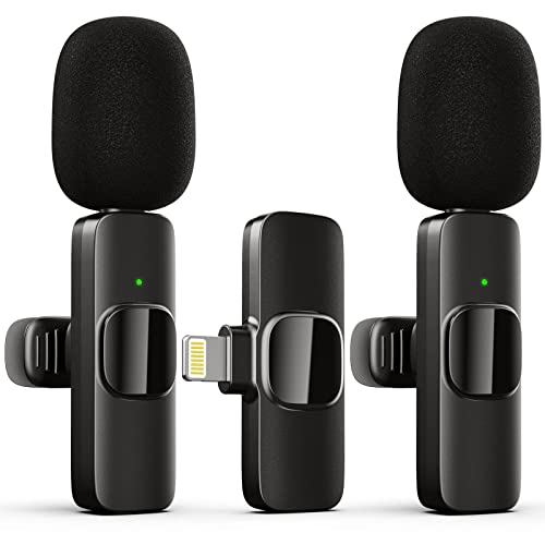 Wireless Lavalier Lapel Microphone for iPhone & iPad