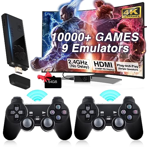 Wireless Retro Game Console with 10000+ Games Built-in