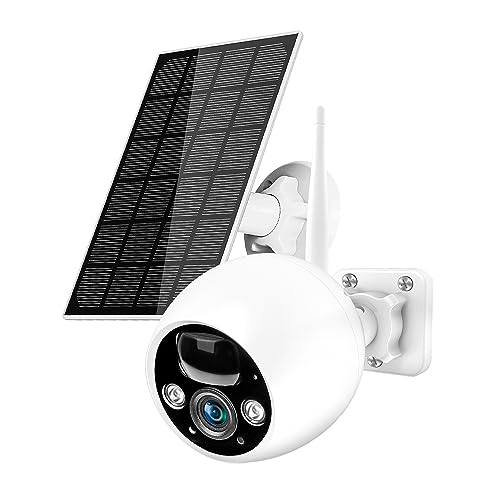  Security Cameras Wireless Outdoor, Wansview 2K 3MP Security  Camera， Solar/Battery Powered, Home Security Camera with PIR Motion Detect&  Siren, WiFi Camera with Solar Panel, Compatible with Alexa : Electronics