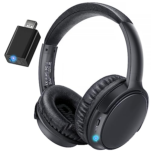 Wireless TV Headphones - BKM400 with Bluetooth USB Transmitter