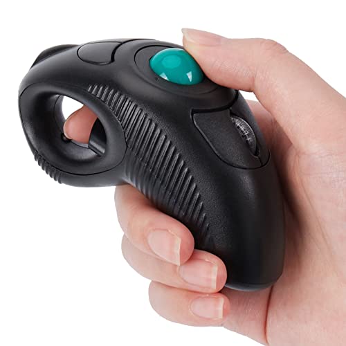 Wireless USB Handheld Trackball Mouse with Laser Pointer