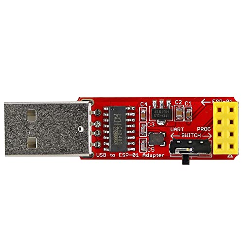Wishiot ESP-01S Programmer ESP8266 WiFi Module USB Adapter