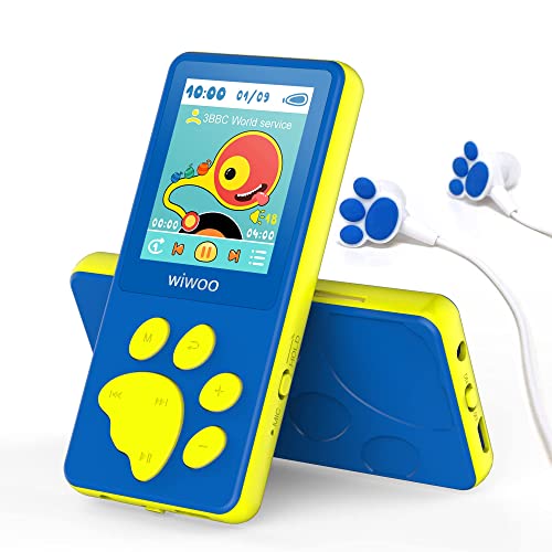 Wiwoo 1.8" Portable Music Player for Kids