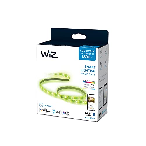 WiZ Full Color and Warm White Wi-Fi LED Light Strip 2M+2M with plug