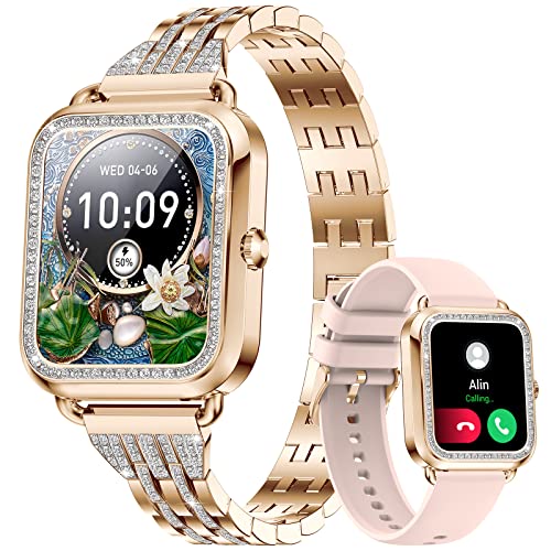 Women's Waterproof Smart Watch with Make/Answer Call Feature