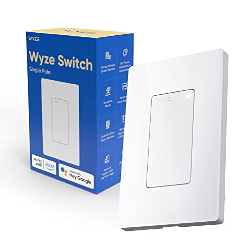Wyze Switch - WiFi Smart Light Switch, Single-Pole