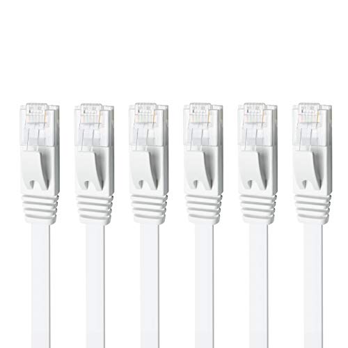 Yauhody CAT 6 Ethernet Cable 3ft 6-Pack White