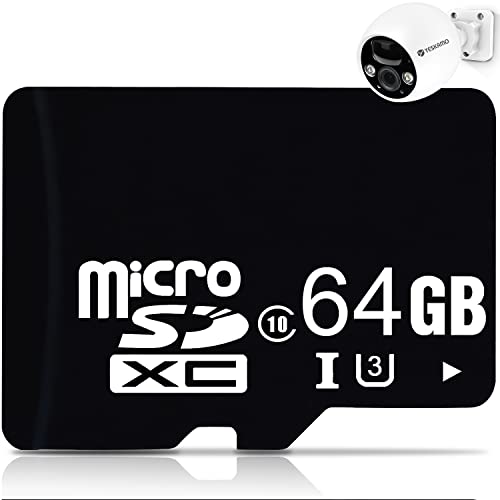 YESKAMO 64GB Micro SD Card for Security Camera System 2-Cam Kit