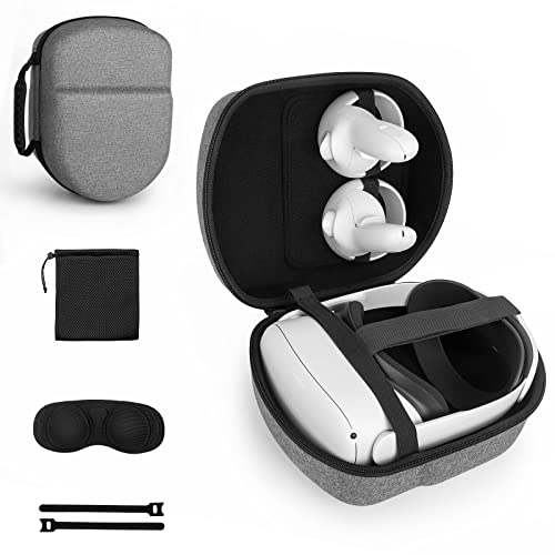 Yinke VR Headset Case Compatible with Elite Strap and More Accessories