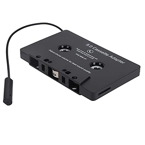 Auto Drive Bluetooth Cassette Adapter with Battery,Two-Channel Stereo  Cassette Head, Included 60mm Charging Cable 