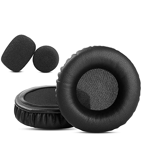 YunYiYi H820e Ear Pads Ear Cushion Replacement Compatible with Logitech H820e H570e H650e Wireless Stereo USB PC Headsets Leatherette