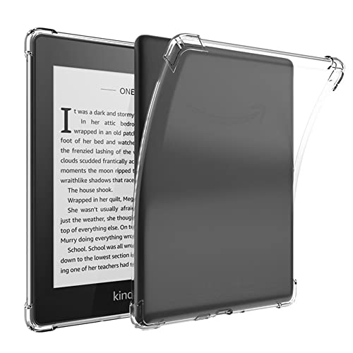 Zcooooool Clear Case for 6.8" Amazon Kindle Paperwhite 11th Generation 2021 Cover Reinforced Corners Paperwhite (M2L3EK / M2L4EK) E-Reader Kindle Case
