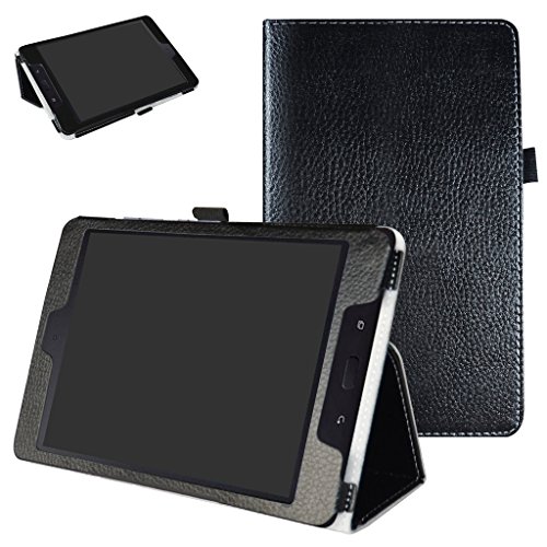 ZenPad Z8s ZT582KL / Z8 ZT582KL-VZ1 Case,Mama Mouth PU Leather Folio 2-Folding Stand Cover with Stylus Holder for 7.9" Asus ZenPad Z8s ZT582KL / Z8 ZT582KL-VZ1 Android 7.0 Tablet,Black