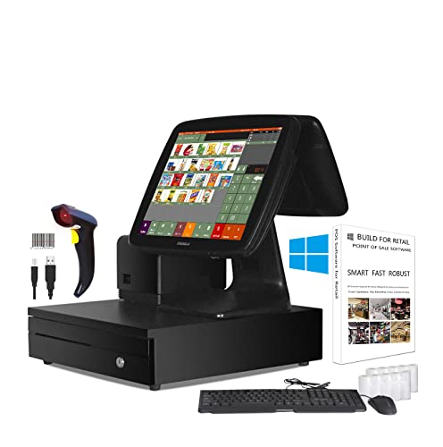 ZHONGJI Retail POS System with Touch Screen and Thermal Printer