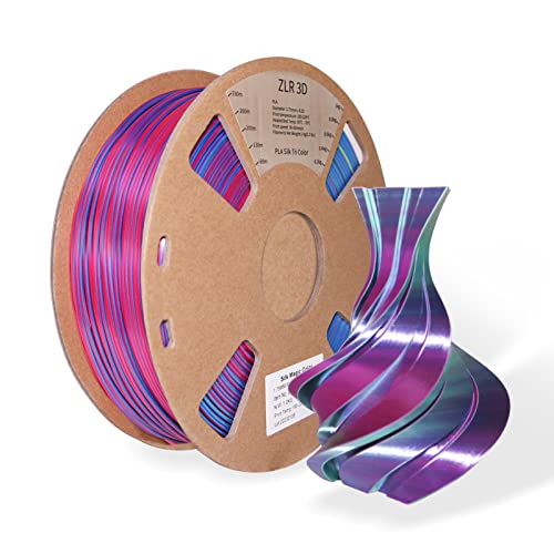 ZLR 3D Printer Filament - Silk Tri Color PLA 1.75mm