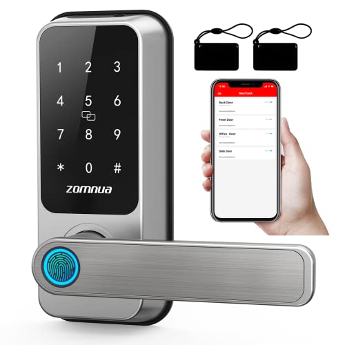 Zomnua Fingerprint Smart Lock with Handle