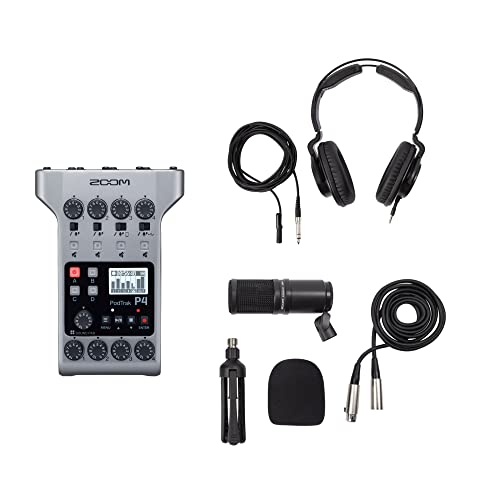 Zoom PodTrak P4 Portable Recorder Bundle