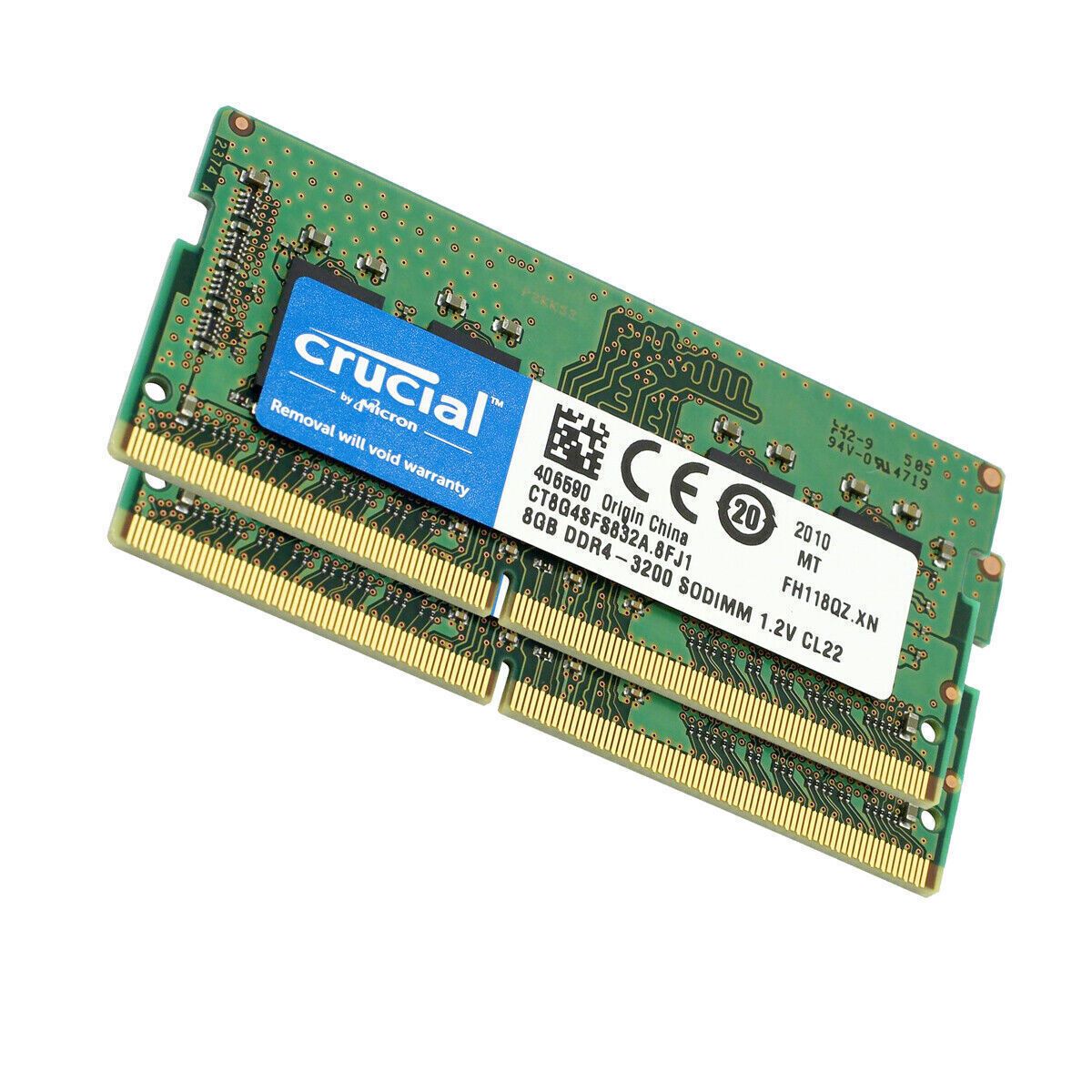 Crucial 8GB DDR4-3200 SODIMM 1.2V CL22 LAPTOP